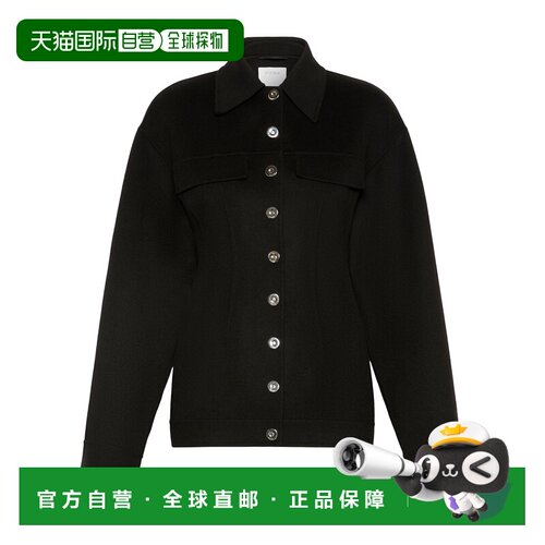 SPORTMAX 女士夹克 SPXARENA013 AW2026 黑色 SHAPED JACKET IN P