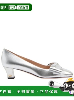 VALENTINO 女士高跟鞋 WS0LB5KDRS13 SS2025 灰色 蝴蝶结高跟鞋