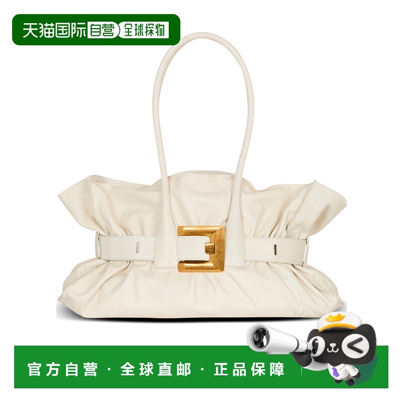 1h可退 BALMAIN 女士斜挎包 FN1DB991LVGX0DA AW2025 白色 大号小