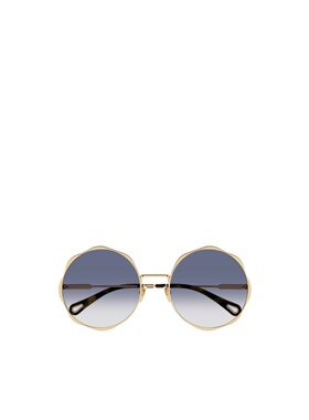 CHLOÉ 女士眼镜 CH0184S004 AW2025 紫色 徽标太阳镜