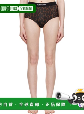 1h可退 潮奢 Tom Ford 汤姆 福特 女士 棕色 Leopard Modal Signa