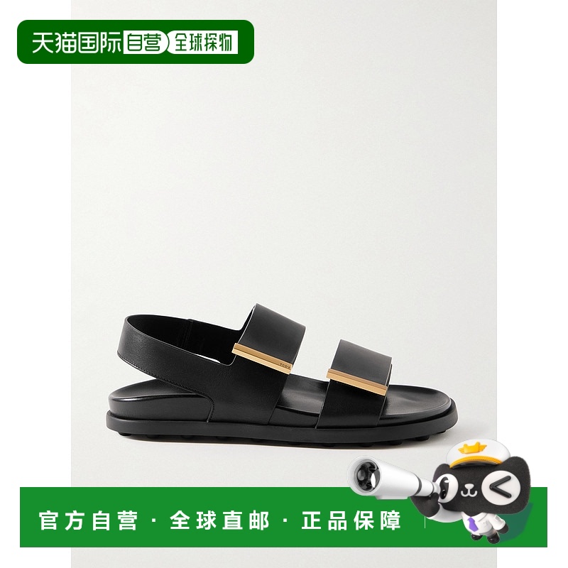 1h可退 潮奢 TOD'S 托德斯 女士 圆头皮革凉鞋 XXW68K0JE60N6M