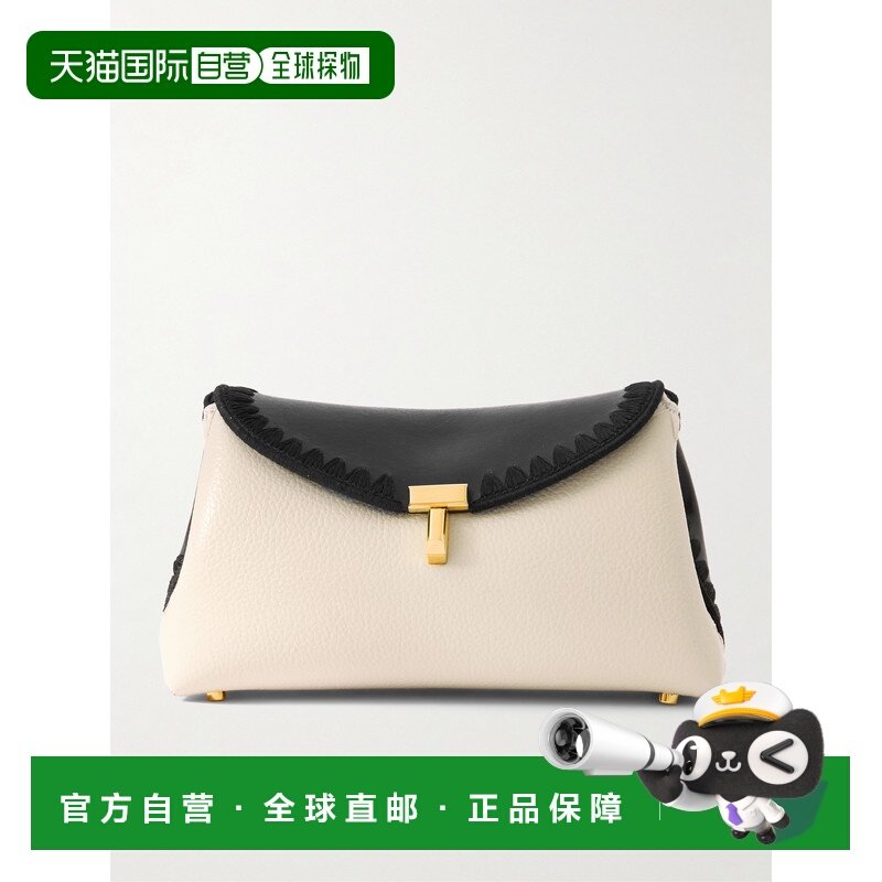 1h可退 潮奢 toteme 女士 T-Lock 迷你刺绣织纹皮革手包 261WAL00