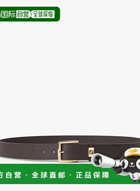 1h可退 潮奢 Fendi 芬迪 男士 FF 扣環腰帶 7C0529ARCB腰带皮带