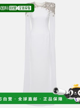 1h可退 潮奢 Jenny Packham 女士 Bridal Frida 精饰披肩装饰睡裙