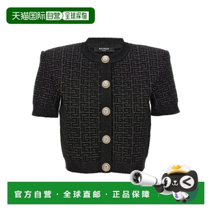 巴尔曼 女士 1h可退 针织开衫 Balmain Labyrinth DF1SB2 潮奢