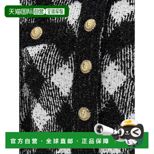 AW2024 DF0SK248KH66EAB 花色 Vichy Sho BALMAIN Tweed 女士外套