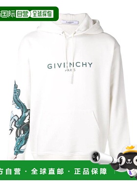 GIVENCHY 男士针织毛衣 BM70F7306C101 AW2018 白色长袖卫衣