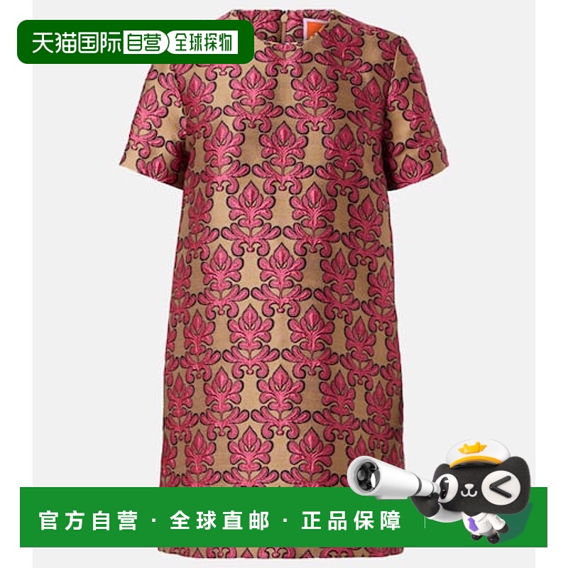 1h可退 潮奢 La Doublej 女士 飘逸提花迷你连衣裙