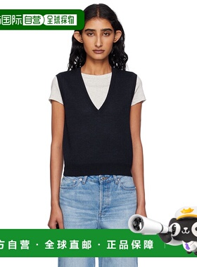 1h可退 潮奢 A.P.C. 女士 海军蓝 Lise 马甲 WVBEEF22329