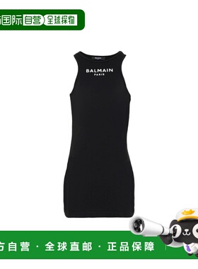 BALMAIN 女童连衣裙 BY1A12KZ3277930BC SS2026 黑色