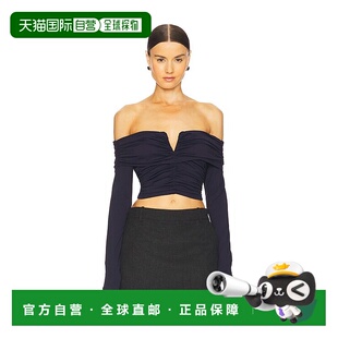 Monaco 女士 Wire 1h可退 上衣 Susana 露肩V领长袖 1224ltst 潮奢