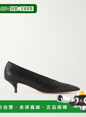 1h可退 潮奢 EMME PARSONS 女士 Veneto 亮珠片皮质浅口鞋 00077V