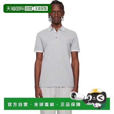 1h可退 潮奢 BOSS 波士 男士 灰色 Paddy Polo 衫 50469055