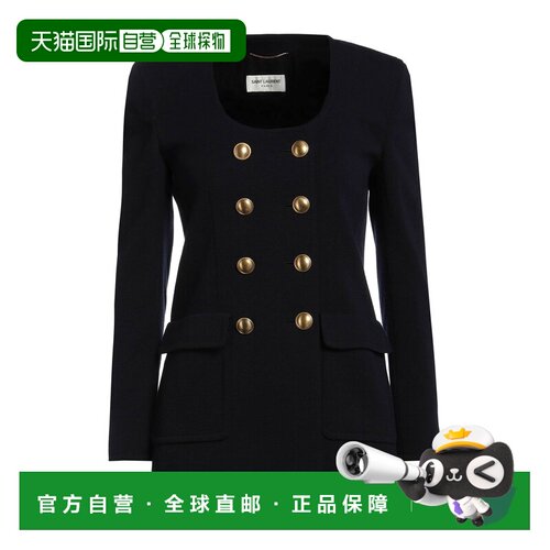 Saint Laurent 圣罗兰 女士 西装外套 blue蓝色 舒适时尚