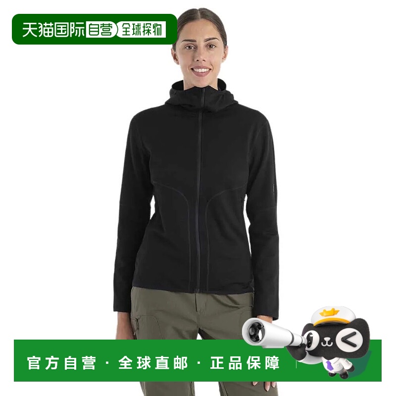 ICEBREAKER 美丽诺560真羊毛绒元素二代全拉链卫衣 女士