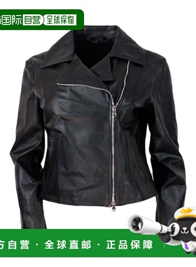 BARBA 女士夹克 LEA14400002 AW2025 黑色 Leather jacket