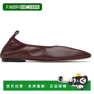 女士 酒红色 Nomi 1h可退 芭蕾鞋 aeyde Ruched A11FL060300 潮奢