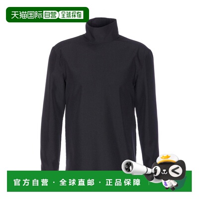 GUCCI 男士衬衫 850332ZAFKB1000 AW2025 黑色 Technical Panama
