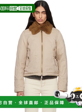 1h可退 潮奢 Burberry 巴宝莉 女士 驼色 Shearling Collar Gabar