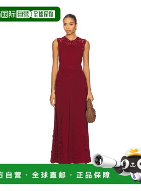 1h可退 潮奢 ULLA JOHNSON 女士 Genoveva 无袖针织长款连衣裙 PF