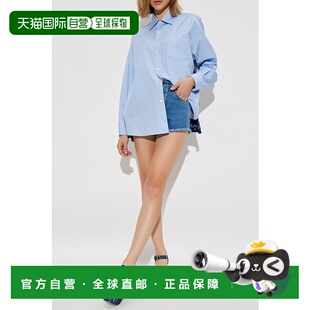 1h可退 ETRO 女士牛仔裤 WRNG0001AD239S9000 SS2025 蓝色 腰带环