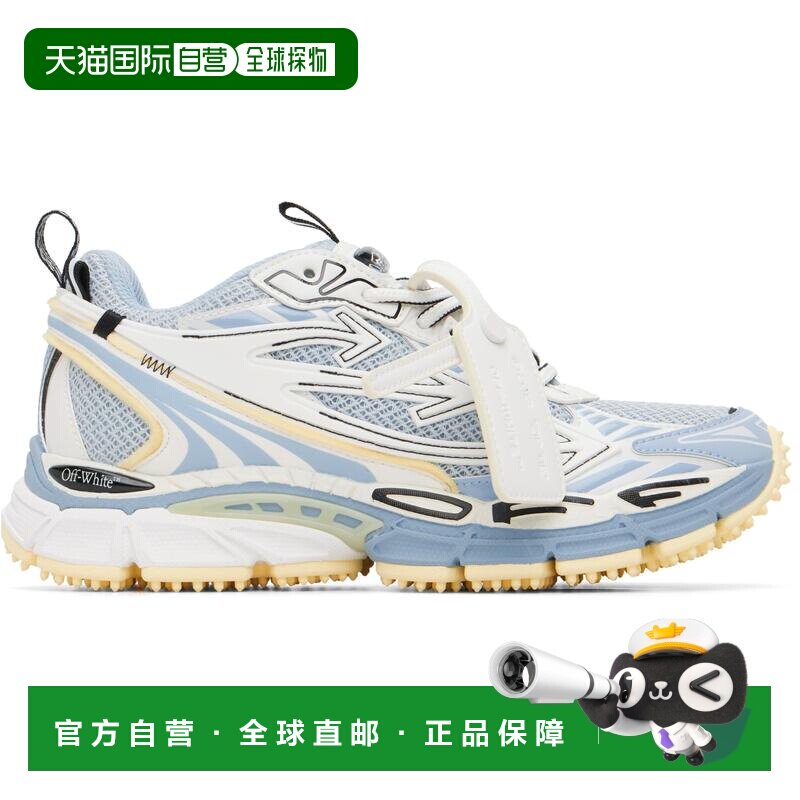 off-white 女士 蓝色 & 白色 Be Right Back 运动鞋 OWIA289S26FA