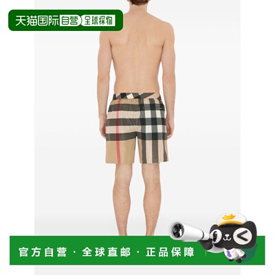 BURBERRY 男士短裤 8112682A7028 SS2026 花色 GUILDES SWIM SHOR