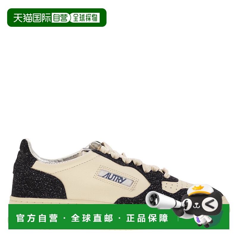 1h可退 潮奢 AUTRY 女士 MEDALIST - two-tone 低帮亮片运动鞋 AU