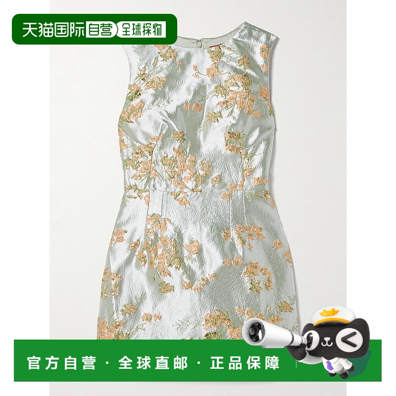1h可退 潮奢 Staud 女士 Garden 金属感锦缎迷你连衣裙 R25R2144M