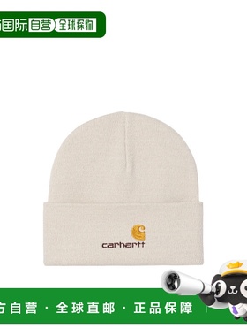 CARHARTT WIP 男士帽子 I03423505XX AW2025 白色 美式手写体针织