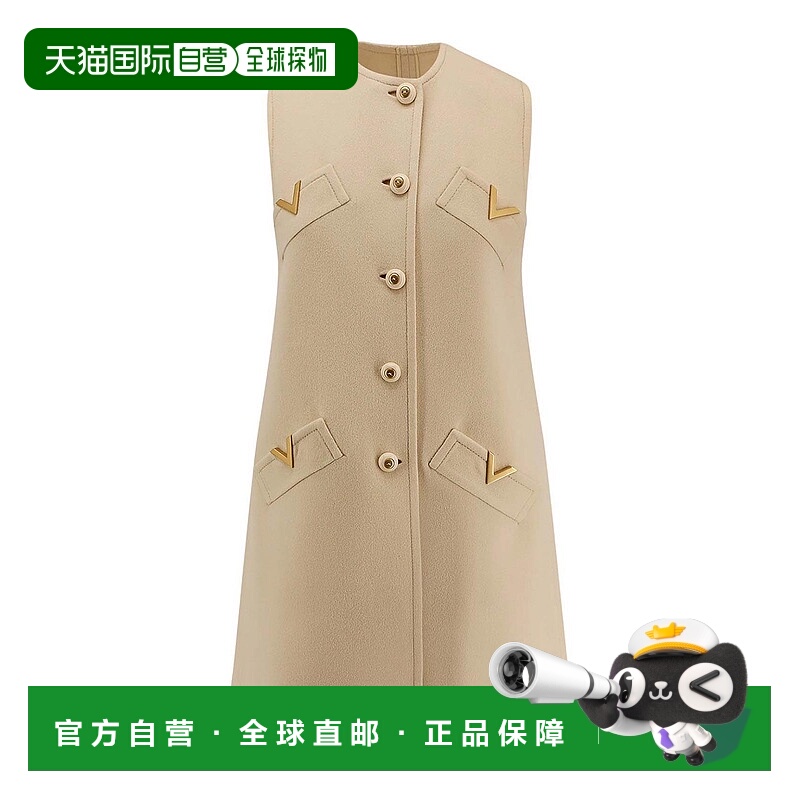 1h可退 VALENTINO 女士连衣裙 7B3CF7T06JAET5 AW2025 白色