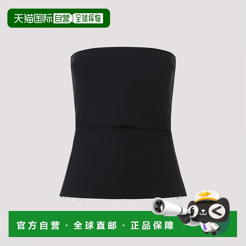 1h可退 RICK OWENS 女士背心吊带 RP02E4127WST09 AW2025 黑色