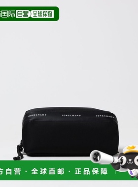 LONGCHAMP 女士单肩包 30042HSR001 AW2023 珑骧 黑色拉链手拿包