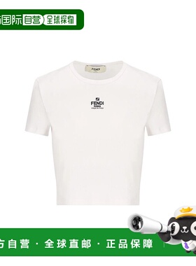 FENDI 女士T恤 FS8110ANQMF0ZNMP26 SS2026 白色 Fendi T-Shirt A