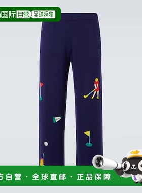 1h可退 潮奢 Bode 男士 高尔夫球羊毛运动裤 blue蓝色 舒适时尚