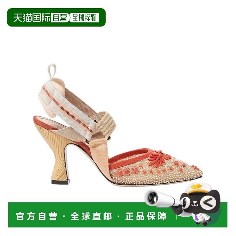 1h可退 FENDI 女士凉鞋 8J8743AU2ZF1SZ8 SS2025 花色 Colibrì