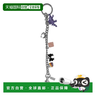 COACH 女士钥匙扣 CZ6330LHL38 AW2026 银色 Keychain with charm