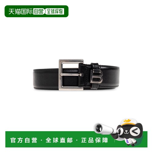 BALENCIAGA 男士腰带 8674992ACI51000 SS2026 黑色巴黎世家