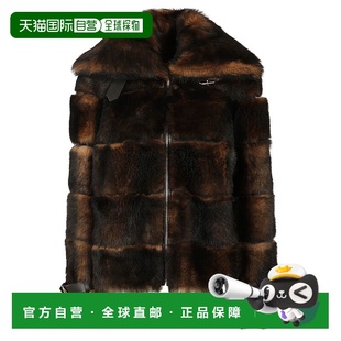 FENDI 女士大衣 FM5426AYLHF0QD9 AW2025 花色 Sheepskin And Nap