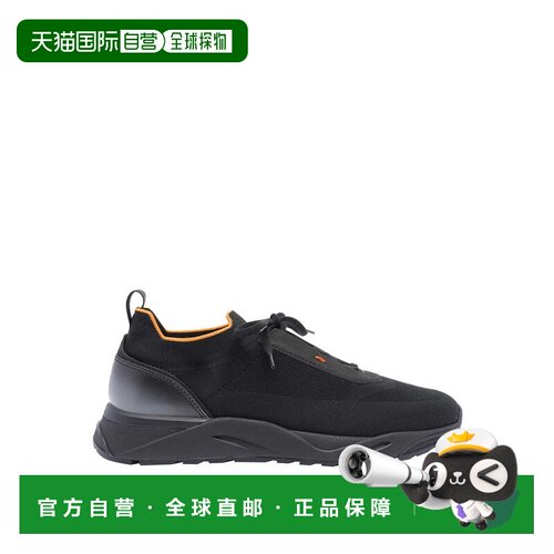 SANTONI 男士运动鞋 MBIO21601NERNHODN01BLACK SS2026