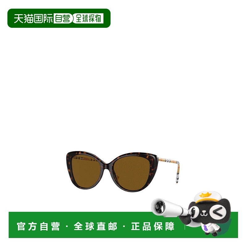 1h可退 BURBERRY 女士太阳镜 BE4407385483 SS2024 棕色 猫眼形框
