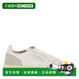 潮奢 AUTRY 女士 MEDALIST 低帮皮质亮片运动鞋 AULWPK01