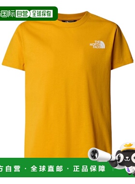 THE NORTH FACE 男童T恤 NF0A8EFN56P AW2025 黄色短袖北面