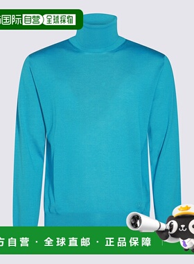 VALENTINO 男士针织衫 5V0KC31RAD1575 AW2024天蓝色高领