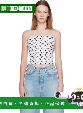 1h可退 潮奢 Marine Serre 女士 白色 Moon Printed Jersey Secon