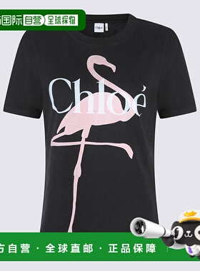 CHLOÉ 女士T恤 CH26SJH08194070 SS2026 黑色 CLASSIC 
