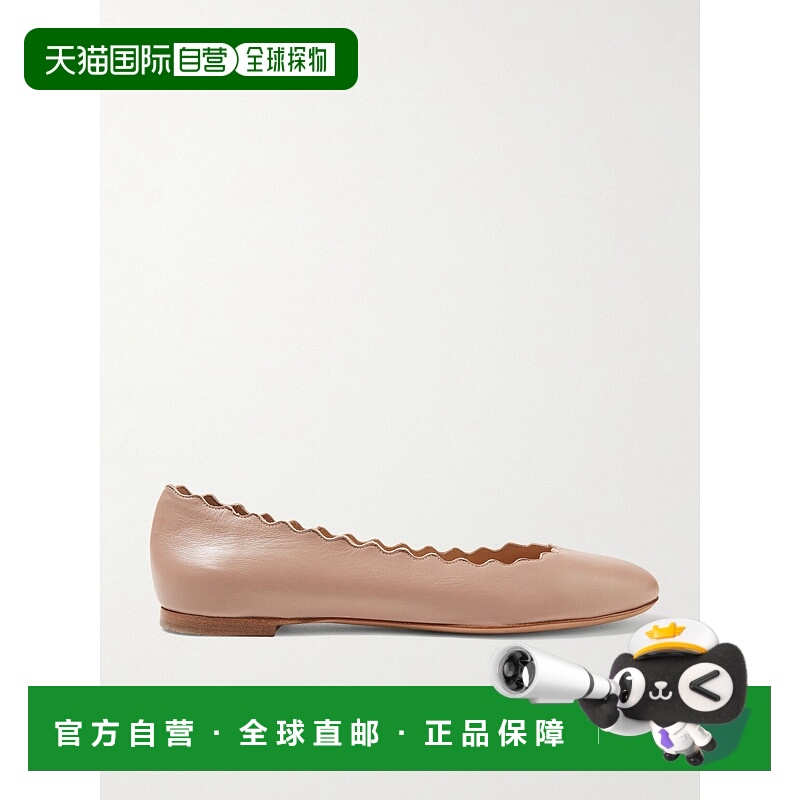 1h可退 潮奢 Chloe 蔻依 女士 Lauren 扇貝邊芭蕾舞鞋 CHC16A1607