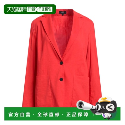 潮奢 THEORY 希尔瑞 女士 西装外套 red红色 舒适时尚