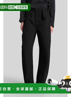 LEMAIRE 女士休闲裤 422007PA326LD1055 SS2026 黑色